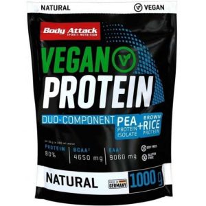 Body Attack Pulver Vegan Protein Neutral 1000 g