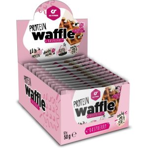 Go Fitness Nutrition Protein Waffle Box 12 x 50 g, Himbeere