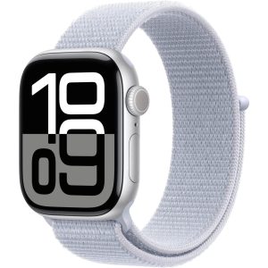 Apple Watch Series 10 42 mm Alu Silber Loop Blau