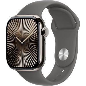 Apple Watch Series 10 42 mm LTE Titanium Stone Grey Sport S/M