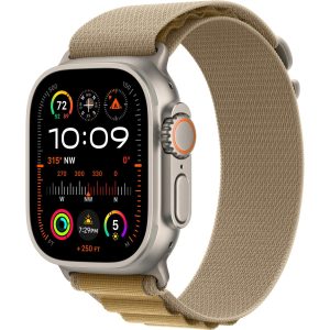 Apple Watch Ultra 2 Natural Titanium Alpine Loop Tan Small