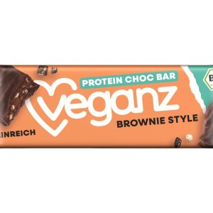 Veganz Riegel BiO HiProtein Brownie Style Brownie, 18 x 50 g