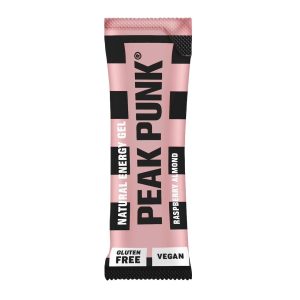 PEAK PUNK Natural Energy Gel Raspberry Almond 12 x 25 g