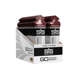 SIS – ScienceinSport Energygel Go Energy + Caffeine Double Espresso, 30 Stück