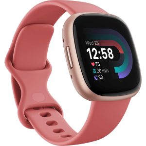 Fitbit GPS-Sportuhr Versa 4 Smartwatch Pink/Rosa