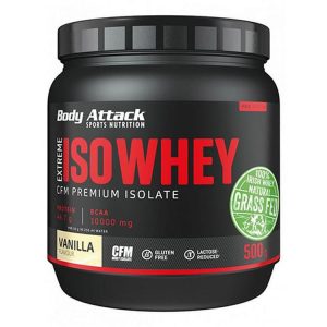 Body Attack Pulver Extreme Iso Whey Professional Vanille 500 g