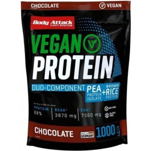 Body Attack Pulver Vegan Protein Schokolade 1000 g