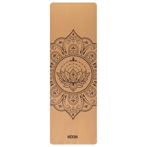 KOOR Yogamatte Kork, 183 x 61 x 0.4 cm