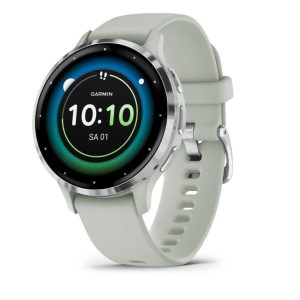 GARMIN Sportuhr Venu 3S Salbeigrau / Silber