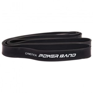 Gymstick Elastikband Power Band Schwarz, Mittel