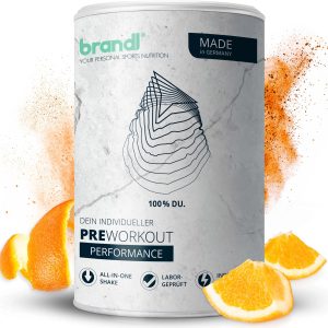 Brandl-Nutrition Pulver Pre-Workout Booster Guarana/Yerba Mate 500 g