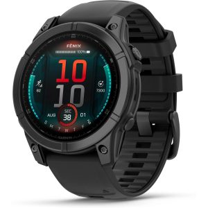 GARMIN Sportuhr Fenix E, 47 mm Schwarz