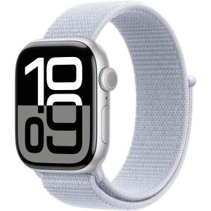 Apple Watch Series 10 42 mm GPS Alu Silber Loop Blau