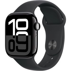 Apple Watch Series 10 42 mm LTE Alu Jet Black Sport S/M
