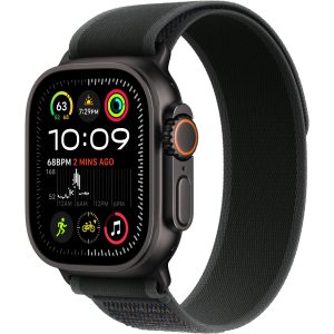 Apple Watch Ultra 2 Black Titanium Trail Loop Schwarz M/L