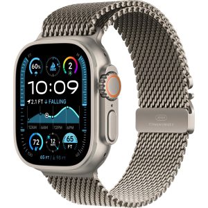 Apple Watch Ultra 2 Natural Titanium Milanese Loop Natural S