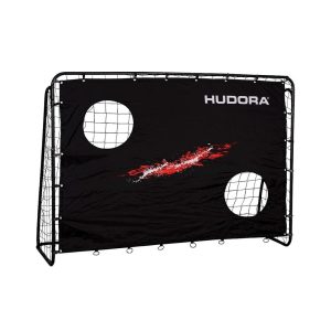 Hudora Fussballtor Trainer mit Torwand 213 x 153 x 76 cm