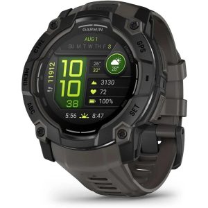 GARMIN Sportuhr Instinct 3 Schwarz/Kohle 50 mm