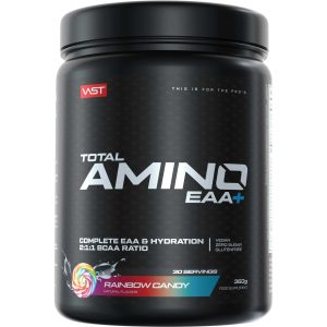 VAST Pulver Total Amino EAA+ Dose: 381g, Rainbow Candy