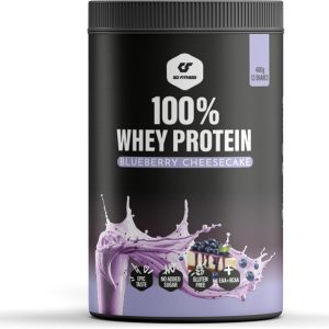 Go Fitness Pulver 100% Whey Protein Blaubeeren/Cheesecake 400 g
