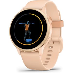 GARMIN GPS-Sportuhr Vivoactive 6 Hellrosa