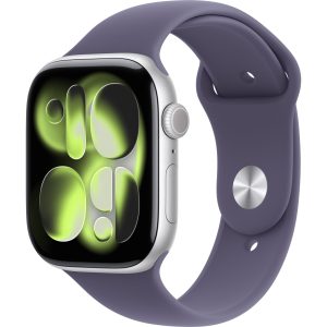 Apple Watch Series 11 46 mm LTE Silver Alu Purple Fog Sport S/M