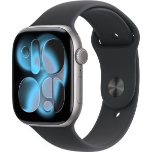 Apple Watch Series 11 46 mm LTE Space Grey Alu Black Sport M/L