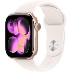 Apple Watch Series 11 42 mm GPS Rose Gold Alu Sport Band S/M