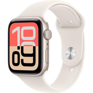 Apple Watch SE 3 44 mm GPS Sport Band Starlight M/L
