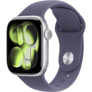 Apple Watch Series 11 42 mm LTE Silver Alu Purple Fog Sport M/L