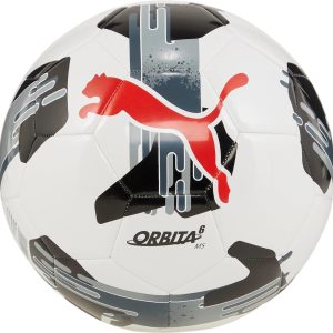 PUMA Fussball Orbita 6 MS Weiss-Schwarz, Ballgrösse: 4