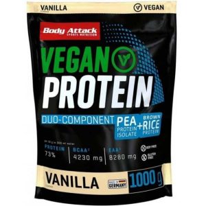 Body Attack Pulver Vegan Protein Vanille 1000 g