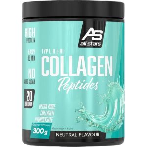 All Stars Pulver Collagen Peptide Neutral 300 g