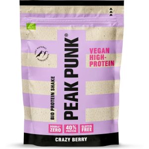 PEAK PUNK Pulver Bio High Protein Shake Crazy Berry Beeren 250 g