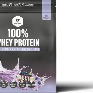 Go Fitness Pulver 100% Whey Protein Blaubeeren/Cheesecake 900 g