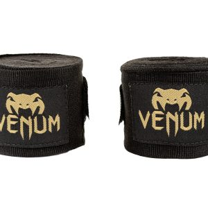 Venum Kontact Boxing Handwraps 2.5 m, Schwarz/Gold