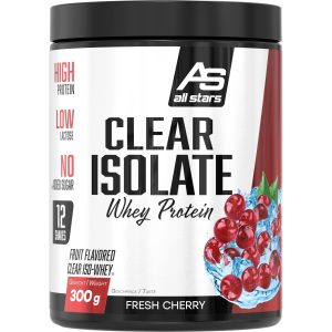 All Stars Pulver Clear Isolate Whey Protein Kirsche 300 g