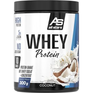 All Stars Pulver Whey Protein 100% Kokos 300 g